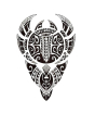 iShopping - G-Mart Polynesian Bull Temporary Tattoo Sticker