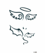 iShopping - G-Mart Angel Wing Temporary Tattoo Sticker