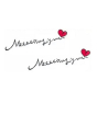 iShopping - G-Mart Red Heart Flower Temporary Tattoo Sticker