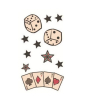 iShopping - G-Mart Poker Dice Temporary Tattoo Stickers