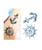 iShopping - G-Mart Anchor Rudder Temporary Tattoo Sticker