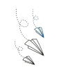 iShopping - G-Mart Airplane Design Temporary Tattoo Sticker