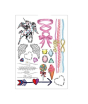 iShopping - G-Mart Unicorn Ribbons Best Temporary Tattoo