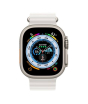 iShopping - Apple Watch Ultra 49mm Titanium Case With White Ocean Band - GPS