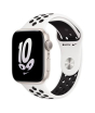iShopping - Apple Watch SE 44mm Starlight Aluminum Case with Summit White/Black Nike Sport Band - GPS