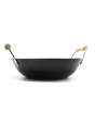 iShopping - Chef Cookware Non Stick Wok (Karahi) Carbon Steel 30cm