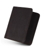 iShopping - Blackbird Leathers Handmade Leather Card Holder For Men Dark Brown (0001)