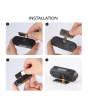 iShopping - Godzilla 2 in 1 Car Digital Clock Temperature Gauge 