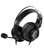 iShopping - Cougar Over-Ear Gaming Headset Black/Green (VM410)