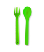 iShopping - Appollo Saga Cutlery Spoon And Fork (Pack Of 6)-Green