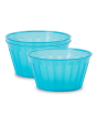 iShopping - Appollo Milan Bowl Large (Pack Of 3)-Light Blue