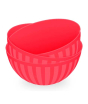 iShopping - Appollo Premio Bowl Medium (Pack Of 3)-Red
