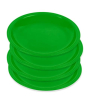 iShopping - Appollo Saga Plate Small (Pack Of 4)-Green