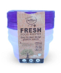 iShopping - Appollo Fresh Food Container Small (Pack Of 6)-Purple