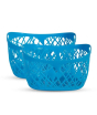 iShopping - Appollo Grace Basket M-4 (Pack Of 2)-Blue