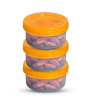 iShopping - Appollo Smart Mini Jar Small (Pack Of 3)-Orange