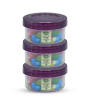 iShopping - Appollo Smart Mini Jar Small (Pack Of 3)-Purple