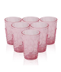 iShopping - Appollo Party Acrylic Glass M-9 (Pack Of 6) -Pink