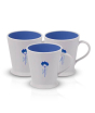 iShopping - Appollo Flower Mug (Pack Of 3)
