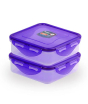 iShopping - Appollo Right Lock Food Keeper Small (Pack Of 2)-Purple