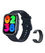 iShopping - Mibro C3 Dual Straps Calling Smartwatch Navy Blue