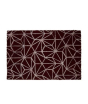 iShopping - Premier Home Mimo Geometric Doormat - Dark Red (1901941)