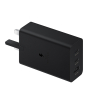 iShopping - Samsung 65W Trio 3 Pin Power Adapter Black
