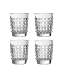 iShopping - Premier Home Pyramid Glass Tumblers - Set Of 4 (1404798)