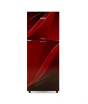 iShopping - Orient Marvel 540 Glass Door Freezer-On-Top Refrigerator 19 Cu Ft Red Blaze