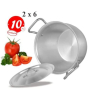 iShopping - Domestic Metal Finish Cookware Cuisine Cooking Set - 10 Pcs (0083)