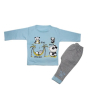 iShopping - Komfy Printed Unisex Baby Suit Blue (NBN081)