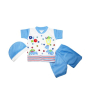 iShopping - Komfy Printed 3 Piece Suit For Kid's Blue (NBN120)