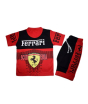 iShopping - Komfy Ferrari Printed Suit For Boys Red (KBB145)