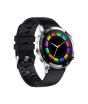 iShopping - Yolo Fortuner Smart Watch Silver with Charcoal Black