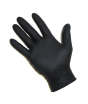 iShopping - 3D Premium Black Nitrile Powder Free Gloves Pack Of 100