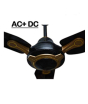 iShopping - Universal AC+DC Magnum Ceiling Fan - Black