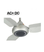 iShopping - Yashica 56" AC+DC Sparkle Ceiling Fan - Grey