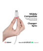 iShopping - Sigma High Speed 2.1A Micro Data Cable C3 White