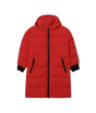 iShopping - HnH Marketing Quilted Zipper Hoodie Jacket For Women Red-12-13 Years