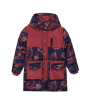 iShopping - HnH Marketing Printed Panel Long Quilted Jacket For Women-12-13 Years