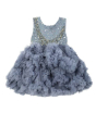 iShopping - HnH Marketing Turkish Sultan Frill Fairy Fancy Frock For Women-Grey-4 Year