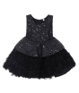iShopping - HnH Marketing Frill Fairy Frock With Bow For Women Black-12-13 Years