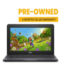 iShopping - Dell ChromeBook 3100 2027 update Media tek 8173 Quad-Core Processor 4GB DDR4 RAM 16GB Storage 11.6" Display Playstore Supported Chrome OS