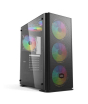 iShopping - EASE EC144B Tempered Glass ATX Gaming Case
