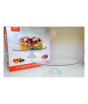 iShopping - Easy Shop 12" Square Shape Footed Glass Cake Stand