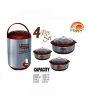 iShopping - Easy Shop 3 Different Sizes Hotpot And 8.5Ltr Cooler Set Of 4