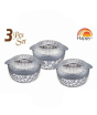 iShopping - Easy Shop 3 Different Sizes Hotpot Pack Of 3 White