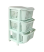 iShopping - Easy Shop 3 Layer Vegetable Drawer For Kitchen Blue