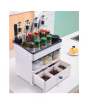 iShopping - Easy Shop 3 Pcs Canister Set & Storage Organizer