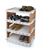 iShopping - Easy Shop 4 Layer Open Door Shoe Rack